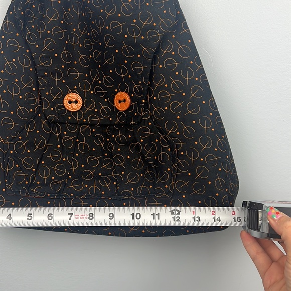 Debbie Erwin cloth geometric pattern retro style fabric shoulder bag - Picture 6 of 11